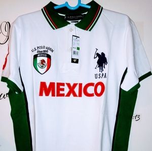 U.S. POLO ASSN. (MEXICO POLO SHIRT) SIZE: LARGE